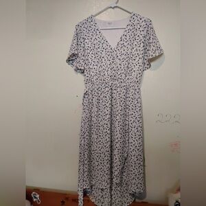 Sienna Sky White and Blue Floral Top